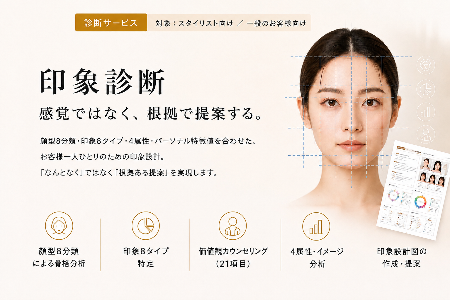 印象診断 感覚ではなく、根拠で提案する。